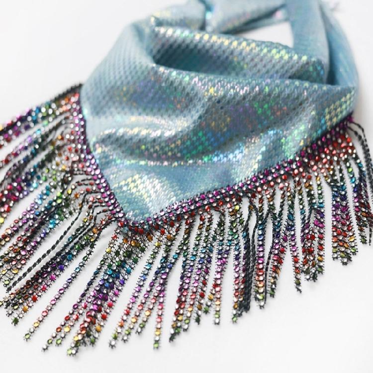 Modern Square Scarf Perfect Accessory for Nightclub Dancing and Music Festivals