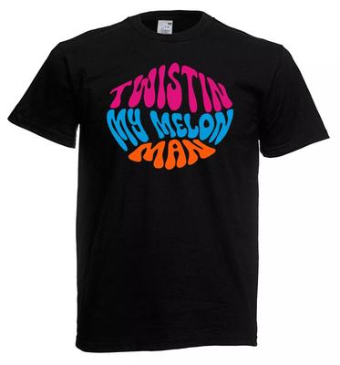 Herren Twistin My Melon Man Madchester Acid House Raver Schwarz Unisex 100% Baumwolle T-Shirt Herren T-Shirts Oberteil