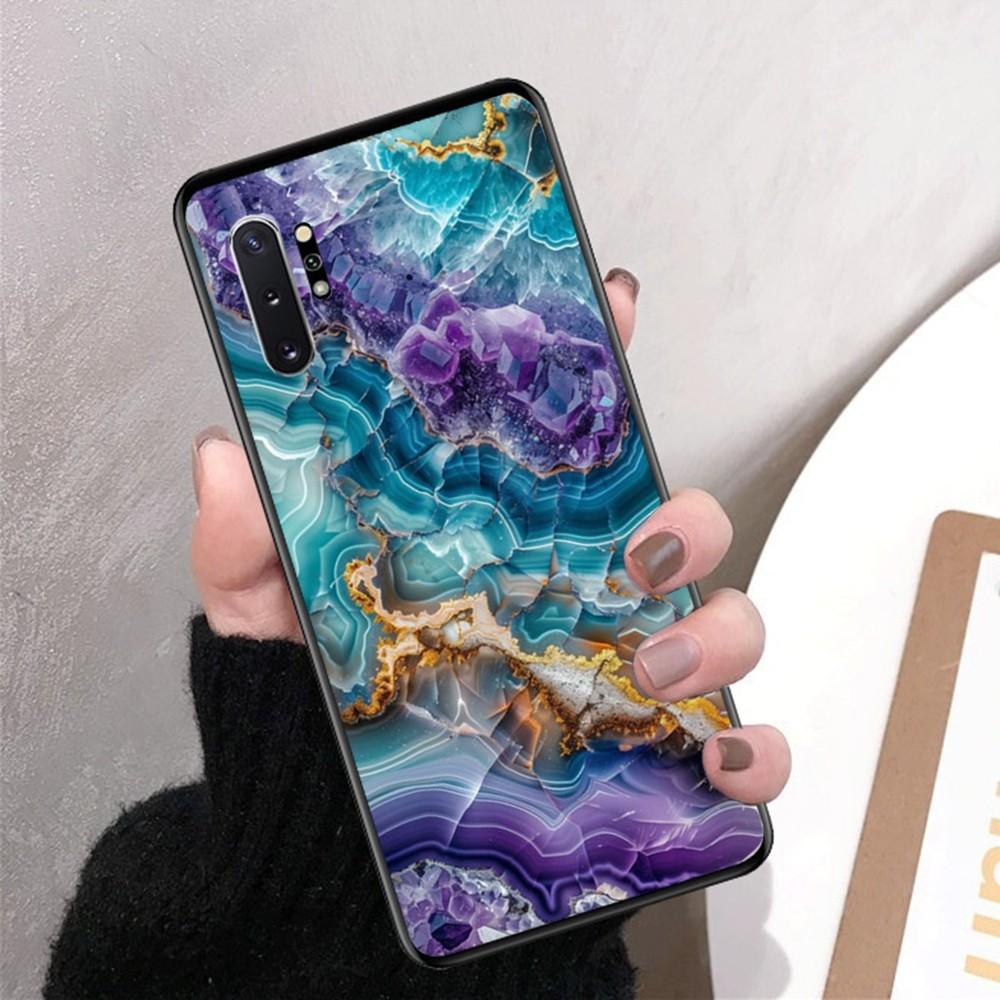 Marble Agate Pattern Phone Case For Samsung Note 8 9 10 20 Pro Plus Lite M 10 11 20 30 21 31 51 A 21 22 42 02 03