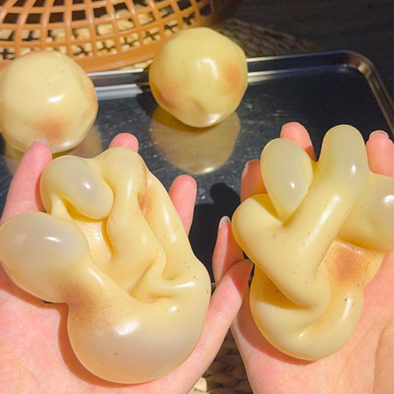 Sticky Potato Squishy Toy Stress Relief Handmade Ball Squeeze Toy Vaseline Moldable No Rebound Fidget Toy Decompression Gifts