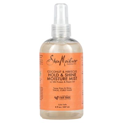 Hold & Shine Moisture Mist, with Silk Protein & Neem Oil, Coconut & Hibiscus, 8 Fl Oz (237 Ml)