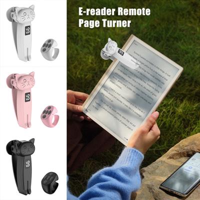 Liseuse Télécommande Tourne-Pages Clic silencieux Obturateur d'appareil photo Enregistrement Vidéo Smartphone Compatible Bluetooth Tablettes Numérique Intelligente