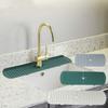 Ripples Draining Mildew Proof Countertop Protector Sink Splash Pad Faucet Mat Water Catcher Mat