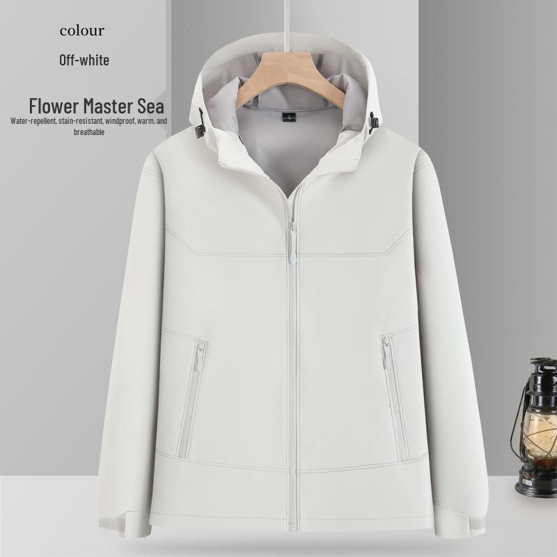 Trendy Unisex Hooded Windbreaker Jacket for Spring & Autumn