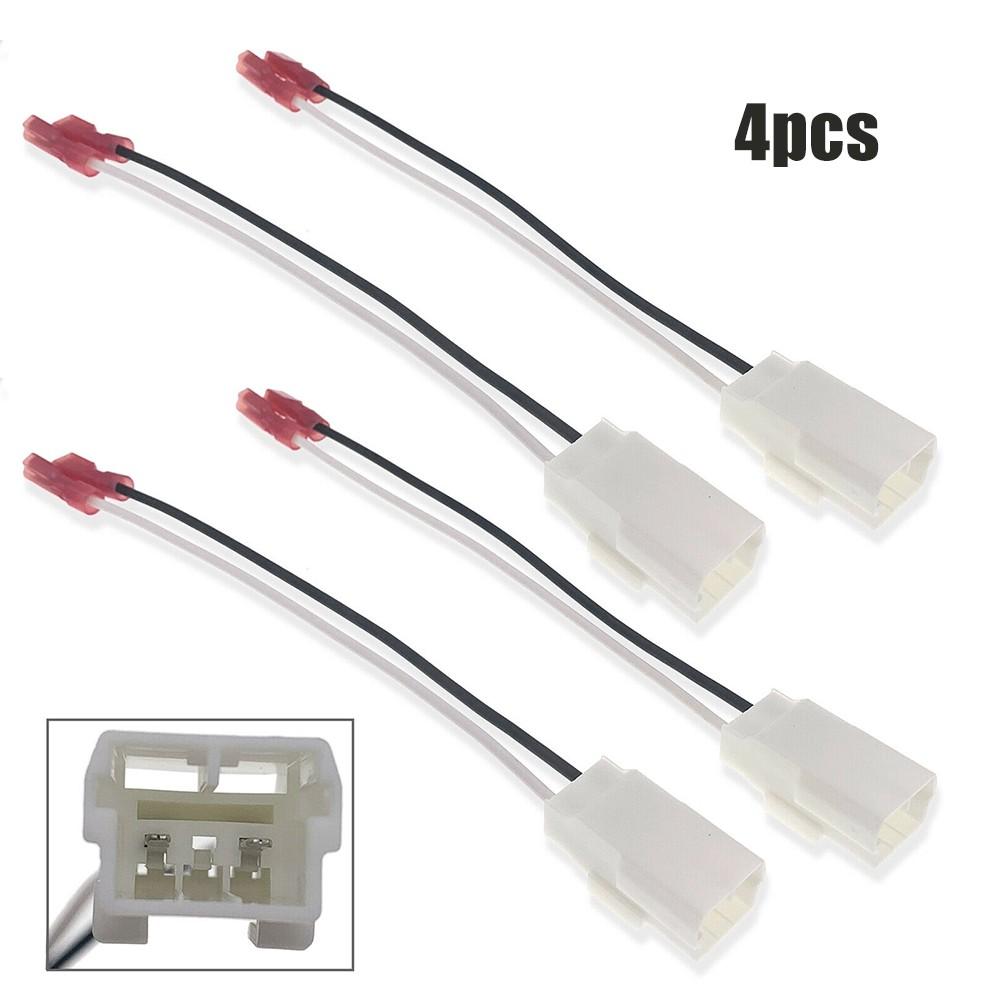 4pcs Speaker Adapter Wiring Harness For Wrangler 2003-2017