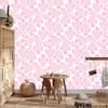 Powder pink flowers wallpaper, powder pink background for living room and bedroom 50x1000