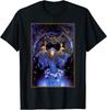 Magical Wizard Summoning A Dragon Fantasy T-Shirt Size S-5XL