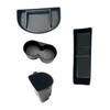 For BYD Dolphin 2023 2024 Central Control Lower Storage Box , Water Cup Cover , Rear Screen Organizer Accessories - 4PCS