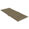 Hochlehner Cushions 2 Pcs Melange Taupe 120 X 50 X 4 Cm Fabric