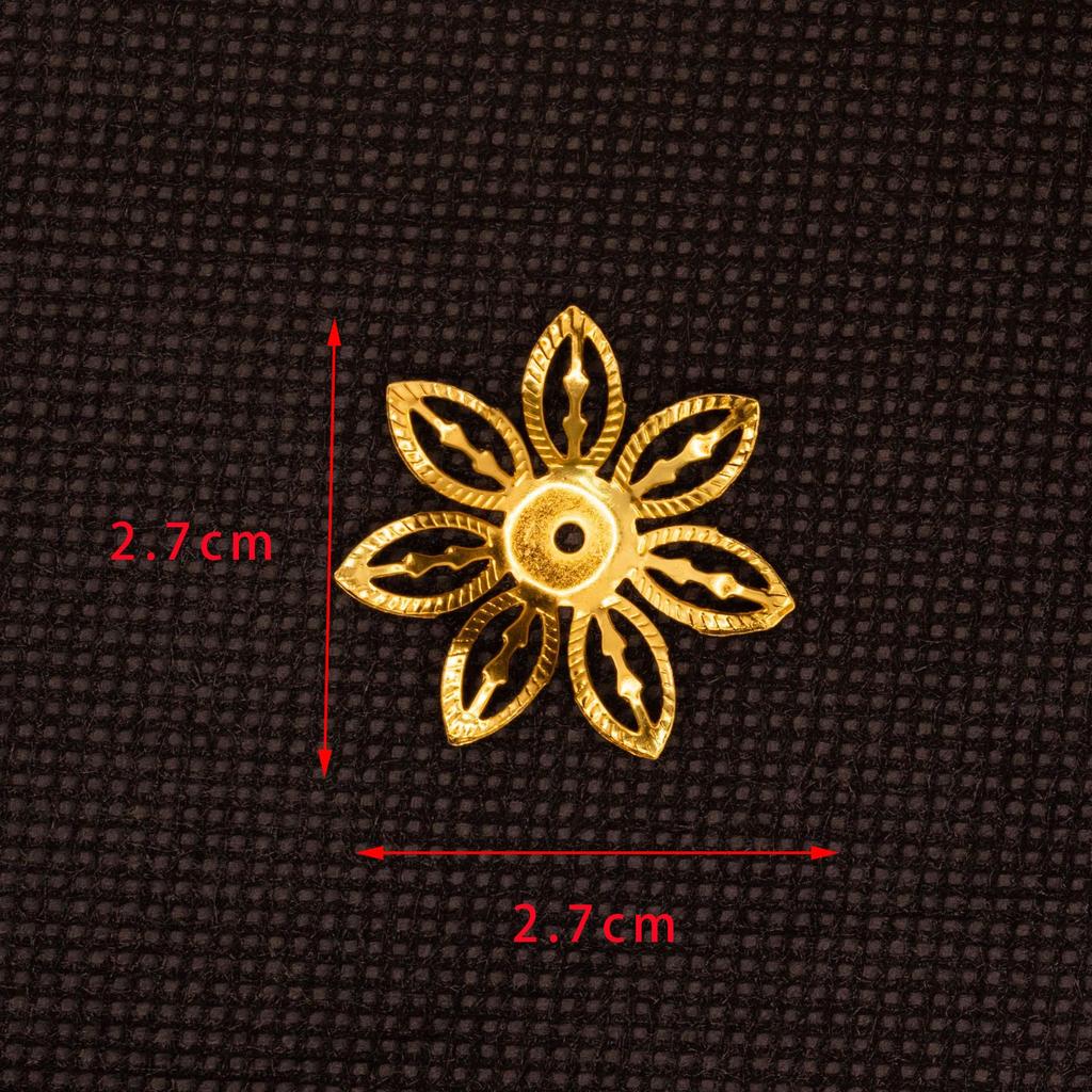 Iron DIY Hairpin Kit: 3D Ancient Costume Hair Accessories, Multi-layer Handmade Floral Pieces