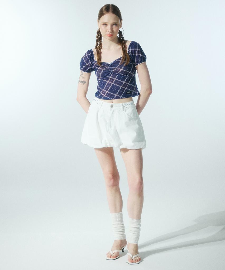 Uah Studded Balloon Skirt