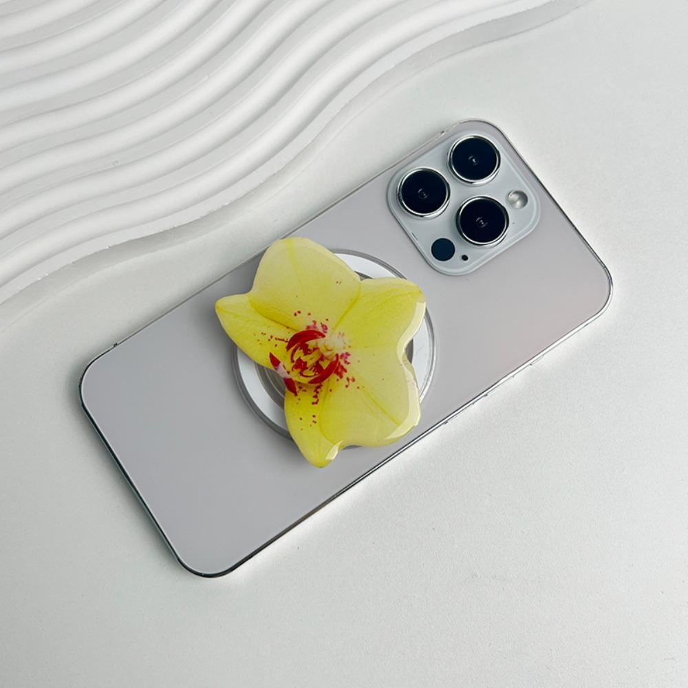 Cymbidium Phone Grip Support Acrylic Phone Finger Ring Mount for iPhone for Magsafe