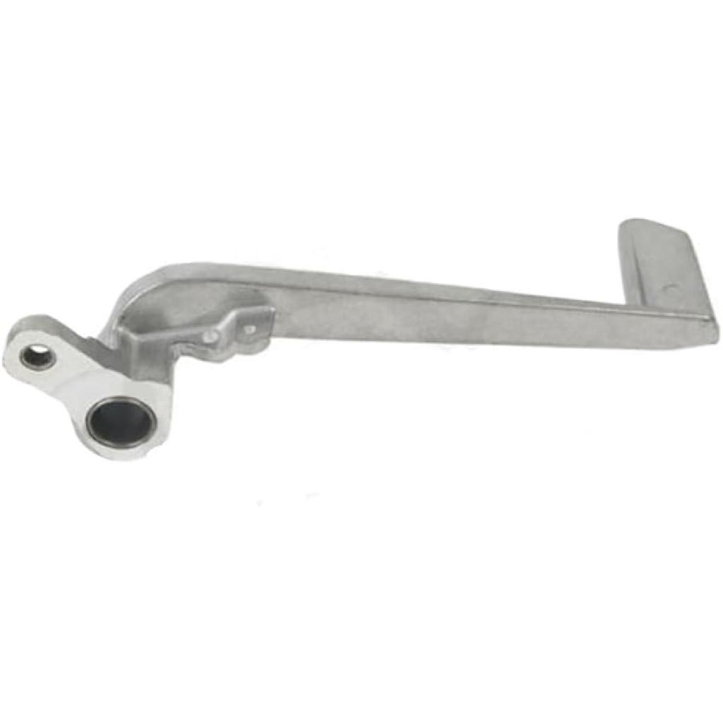 Wide Foot Pegs Motorcycle Silver Aluminum Rear Brake Pedal Foot Lever For YZF R1 1000 2007 2008