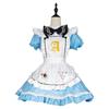 Japanese Anime Alice In Wonderland Series Playing Card Maid Cosplay Outfit