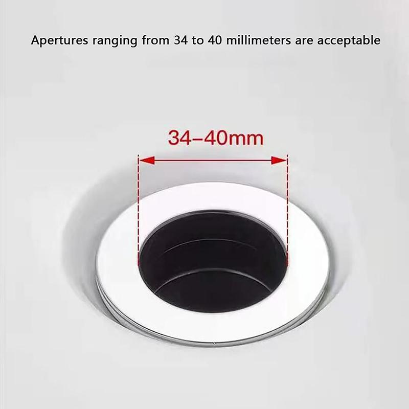 Yenilikçi Duş Lavabo Tıkacı Flip Kapak Yıkama Havzası Çekirdeği Bounce Up Pres Tipi Tahliye Filtresi Mutfak Aksesuarları Banyo Tıkacı