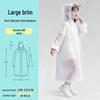 Reusable Full-Length Women's Raincoat for Outdoor Use