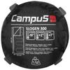 Campus Slogen 300 Left Sleeping Bag, Unisex grey Sleeping bag