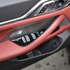 For BMW 4 Series G26  2022  ABS Carbon Fiber/Black Car Window Lift Button Panel Frame Cover Trim Sticker