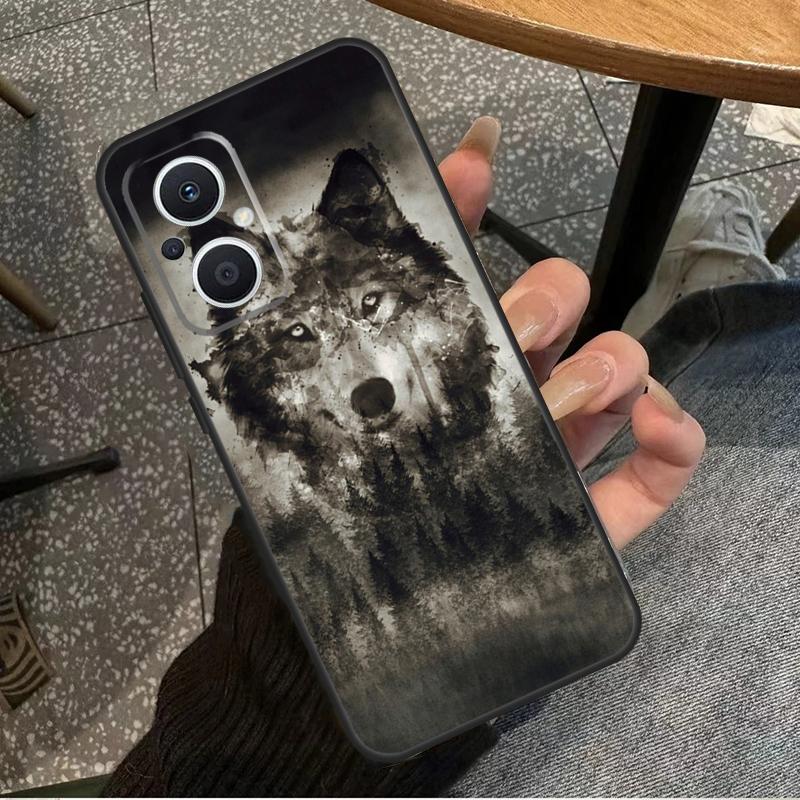 Wolf For OPPO Reno 14 13 12 11 10 Pro 8T 11F 12F 13F 14F 7 8 Lite OPPO Find X8 X6 X5 X9 Pro Case