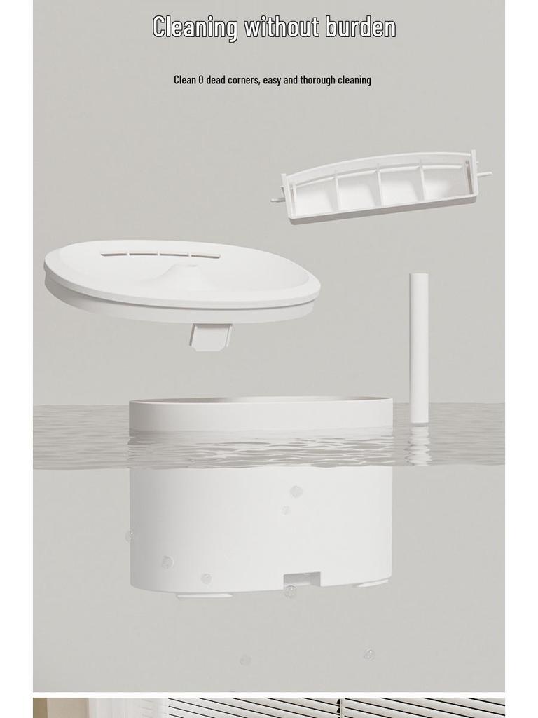 Rechargeable Silent Pet Water Fountain with Purifying Filter for Cats & Dogs