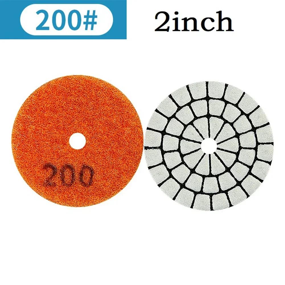 2 Inch Dry Polishing Pad Abrasives Pad Granite Marble Sanding Disc 50mm Grinding Discs Ceramic Stone Polisher Disc