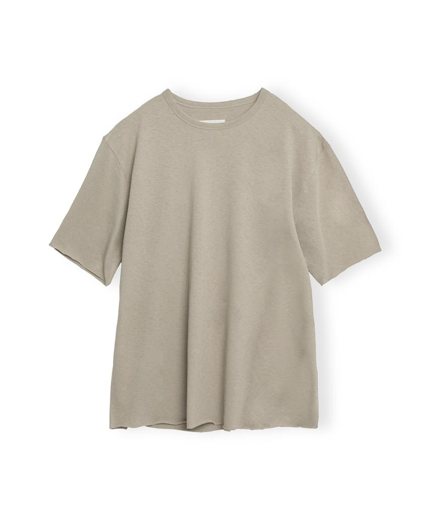 Beulaunyadeu Cut-Off Half Sleeve, Beige