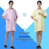Unisex Anti-static Striped Short-Sleeve Cleanroom Gown