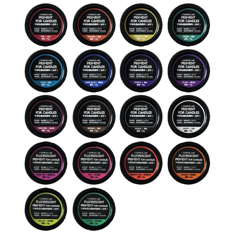 10g Solid Filamentous Candle Dye No Color Transfer Impermeable Strong Coloring Power for DIY Cake Food Decoration Candles