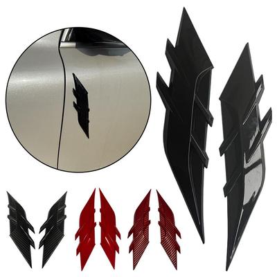 Car Headlight Eyebrow Eyelids Stickers Trim Cover Pair Front Rear Sticker Or Eyebrow Multifunctional Headlamp Lid Decoratio E2I2
