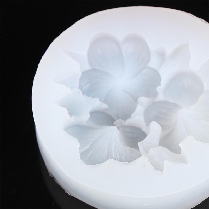 1Pc Flower Shape Silicone Mold Gardenia Plumeria Rubra Molds Cupcake Jelly Candy Fondant Chocolate Decoration Baking Tool
