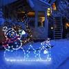 Animierte Schneeball-Leuchte LED Leuchtender Glitzer Schneemann Weihnachtsdekoration für Zuhause Außenbereich Garten Hof Weihnachten Schmuck