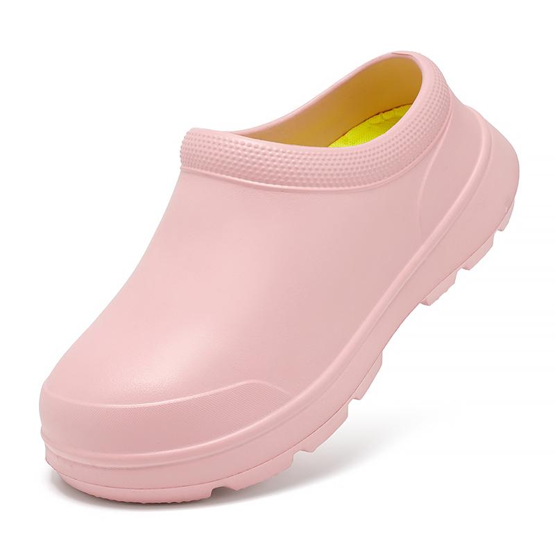 Men's and Women's Chef Shoes Wear-resistant Outdoor Leisure Shoes, Waterproof Rain Shoes Restaurant Dirt Resistant Work Shoes