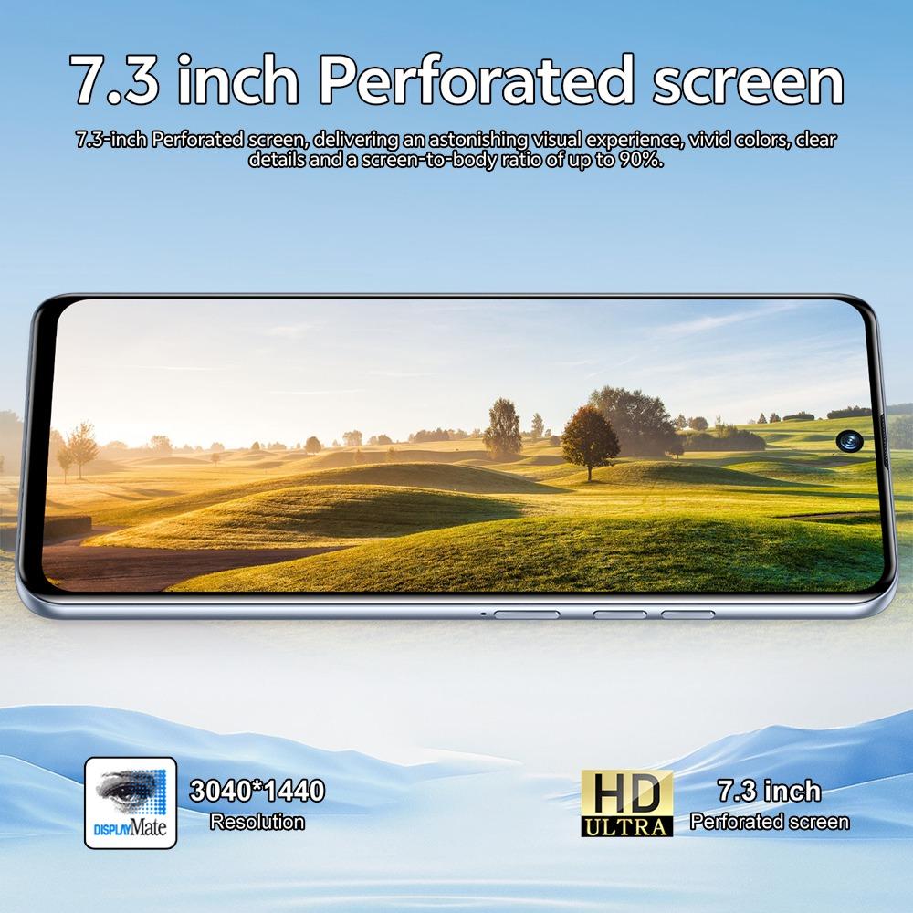 Hot Smartphone Cell Phone Silicone Protective Cover for 15T Pro 22GB+2TB Phone NEW 7.3HD Case Original Android 5G Mobile Phones