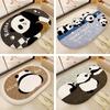 Cute Panda Carpet Absorbent Bathroom Doormat Toilet Carpet Soft  Rug For Bedroom Living Room Floor Mat Welcome Mat Home D