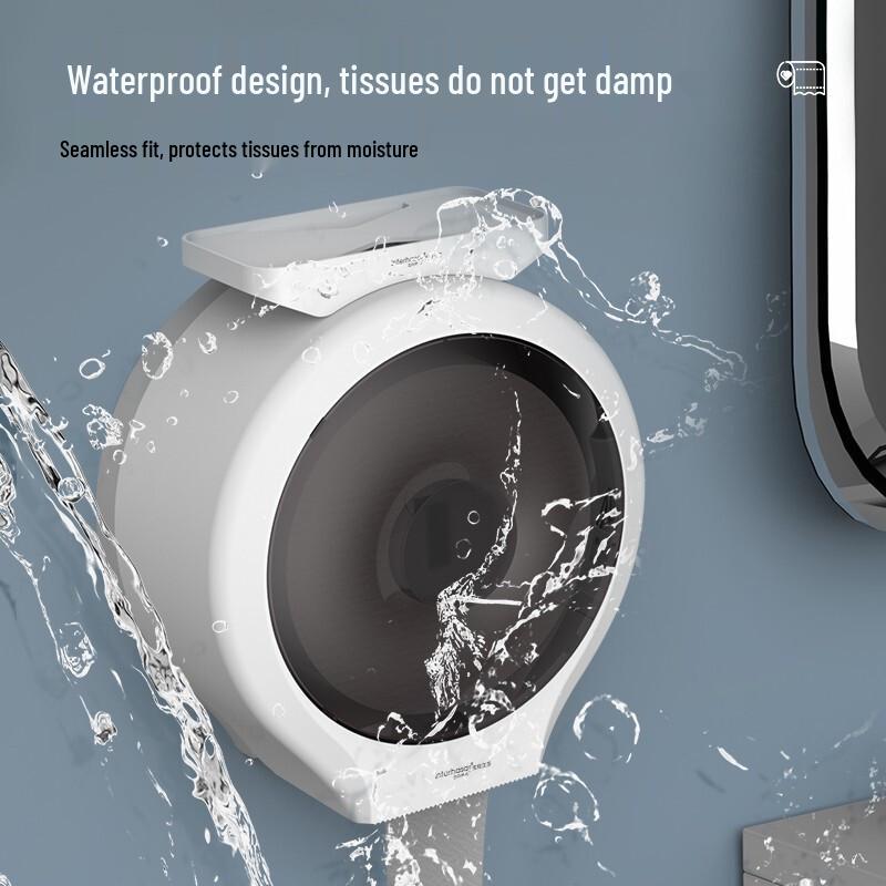 Interhasa! E51021 Wall-Mounted Jumbo Roll Toilet Paper Holder