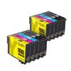 16XL Ink Cartridges EJET 10 Pack Compatible for Epson 16XL for Epson WorkForce WF-2750DWF WF-2760DWF WF-2660DWF WF-2650DWF