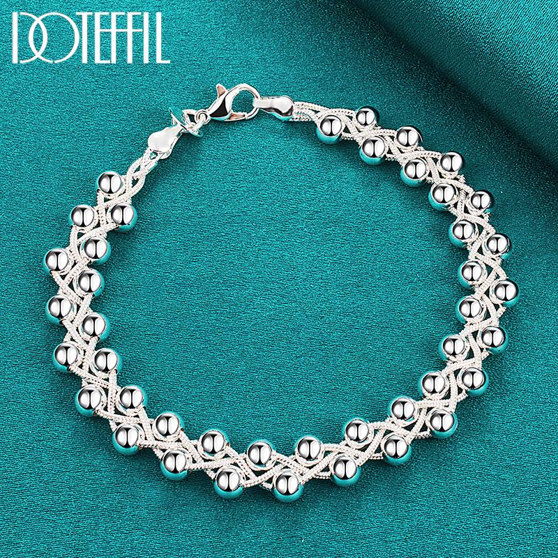 Bracelet de perles de raisin en argent, cadeau de fête, beaux bijoux