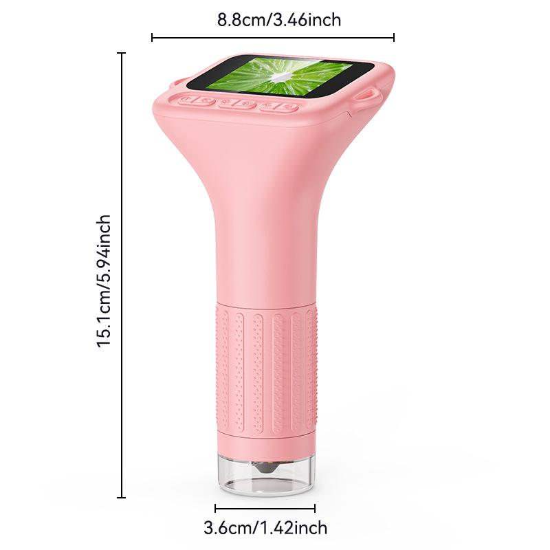 Children's Handheld Microscope for Outdoor Exploration - Portable Science Education Toy & Electronic Magnifier