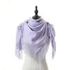New Solid Color Wool Square Scarf Women's Imitation Cashmere Autumn and Winter Warm Scarf Cashmere Shawl