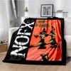 Punk band N-NOFX Retro printed blankets children's warm blanket soft and comfortable blanket home travel blanket birthday gift
