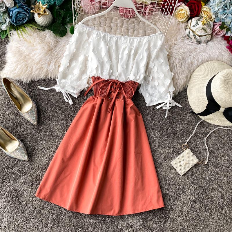 

Women s Heavy Embroidery Ruffles Slim Fit Long Lace Dress One Size