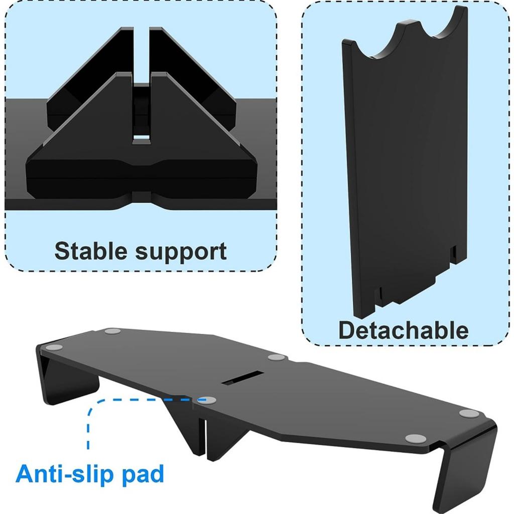 Display Holder Acrylic Lightsaber Display Stand Desktop Decorative Display Stand with Antiskid Pad Sword Holder