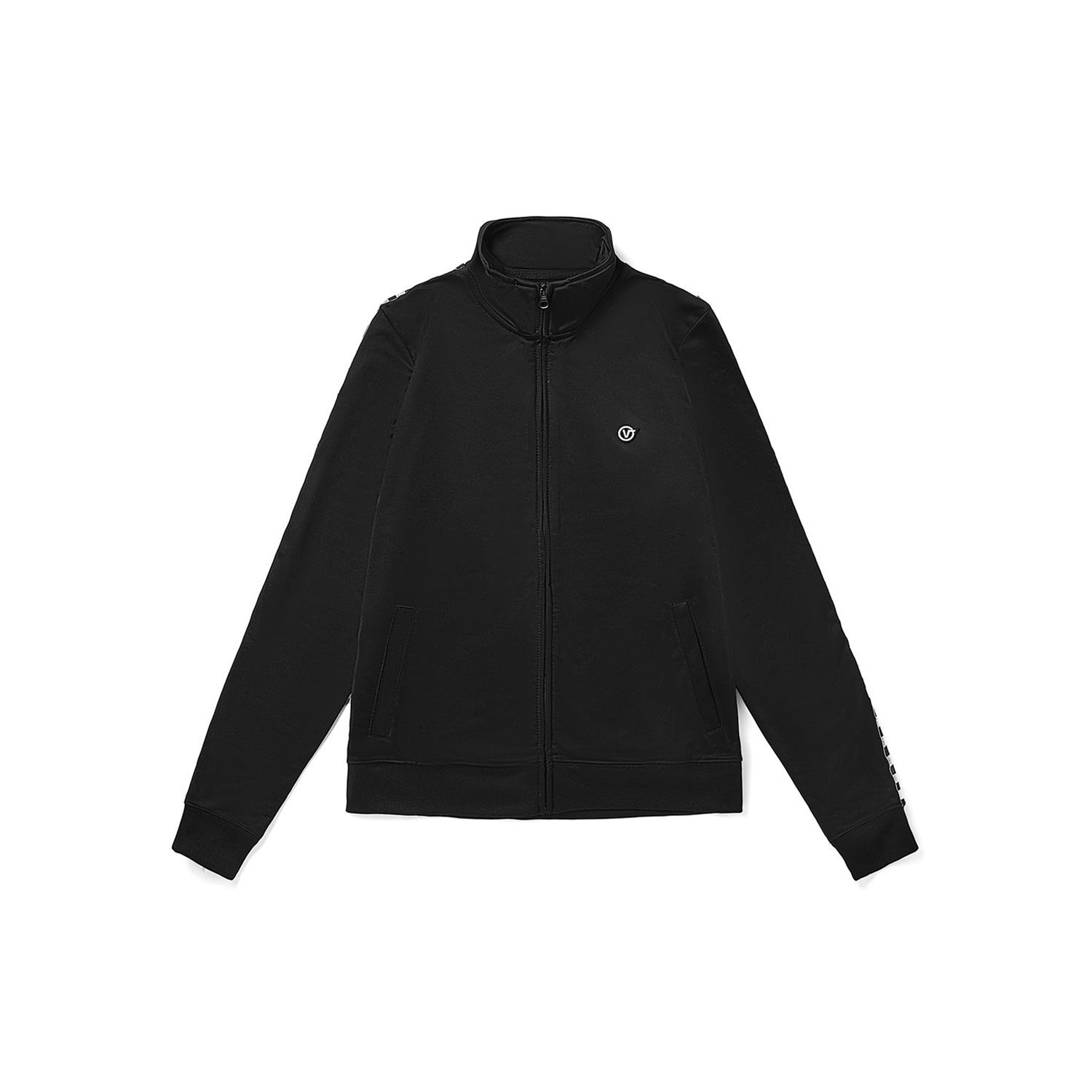 

Vans Checkerboard Patchwork Sports Jacket Women Jackets Black VN0A47U6BLK S