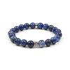 The Shirts Studio Sodalite Natural Stone Round Decorative Bracelet