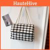 Fashionable Minimalist Plaid Women's Bag 2023 New Autumn Bag