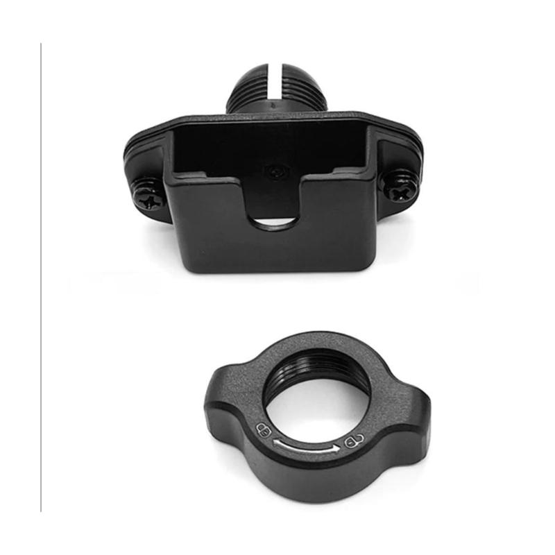 Multiple Device Compatible Alloy Radio Bracket Support Adapter For Secure Vehicle Installation And 360 Degree Adjustment