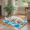 Dog Cooling Mat Summer Cat Cooling Mat Pet Ice Silk Mat Blanket Sofa Breathable Heat-relief Large Dog Pet Mat Foldable