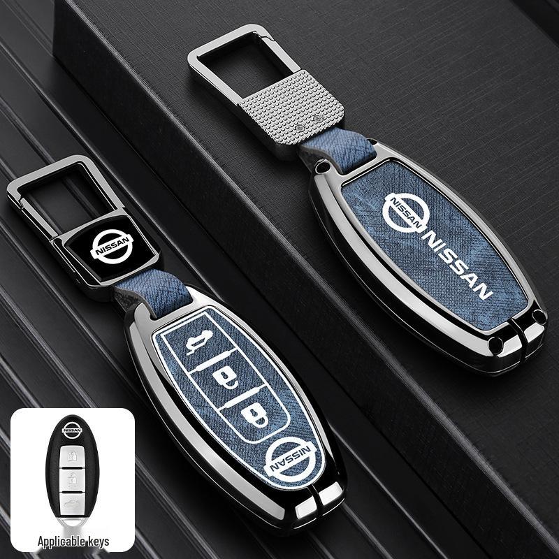 Nissan Key Case: Metal Cover for Sylphy, Terra, Tiida, Qashqai, Murano, Kicks