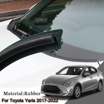 Car Hood Seal Strip Windshied Spoiler Filler Protect Edge Weatherstrip Strips Sticker Auto Accessories Fit For Toyota Yaris 2017-2023