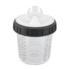 Disposable Paint Spray Cup Plastic Spray Paint Mixing Cup with Lids Painting Supplie 600ml